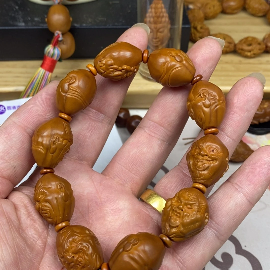 橄榄核手串/手链橄榄核雕刻强