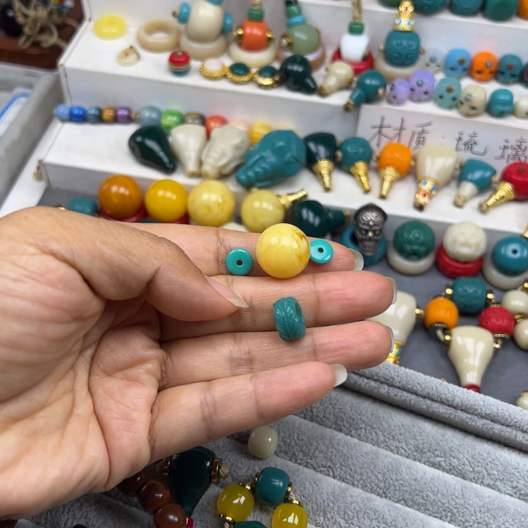 天***暖手工艺品琉璃卡16的圆珠➕12的羽毛