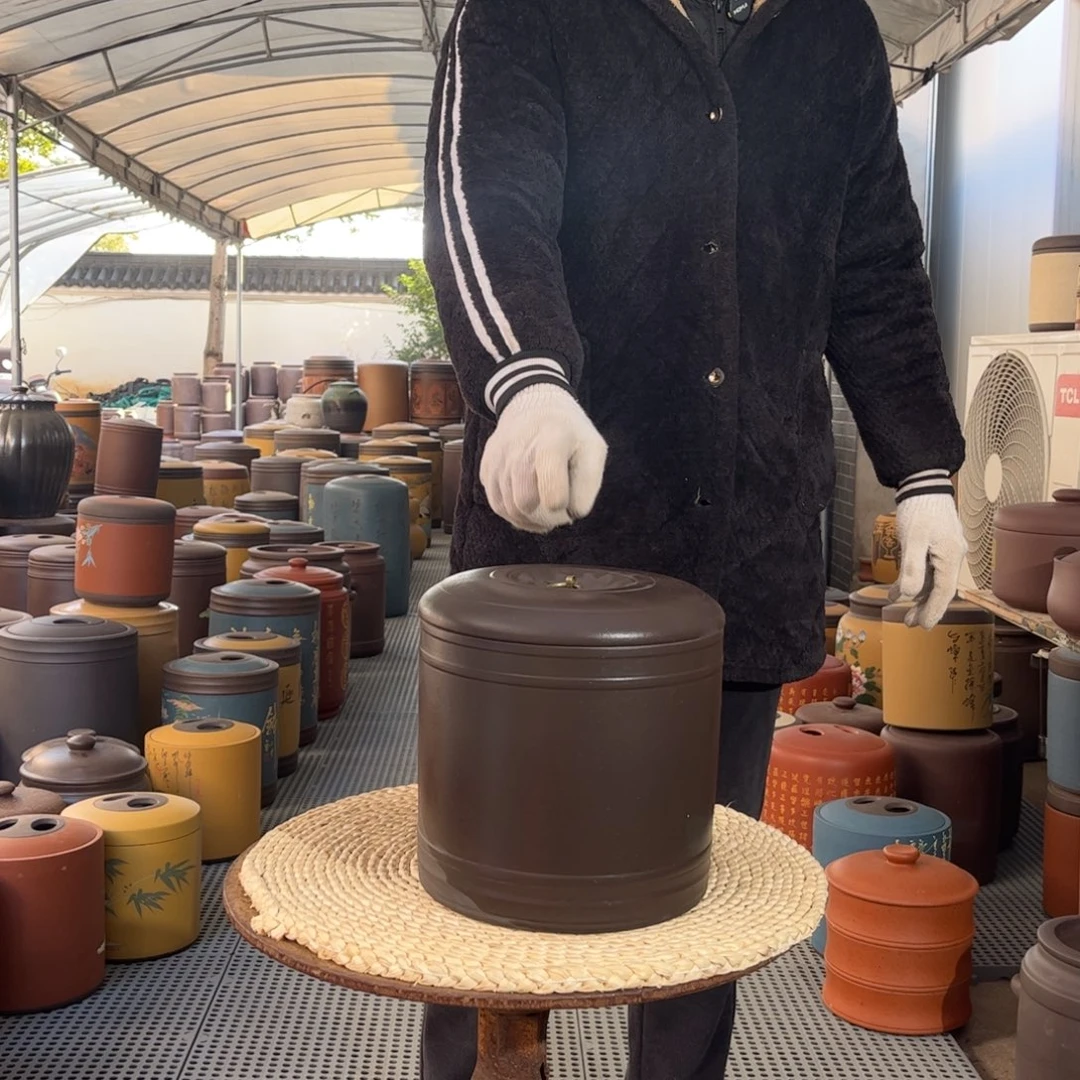 茶叶罐紫砂7 饼茶叶罐