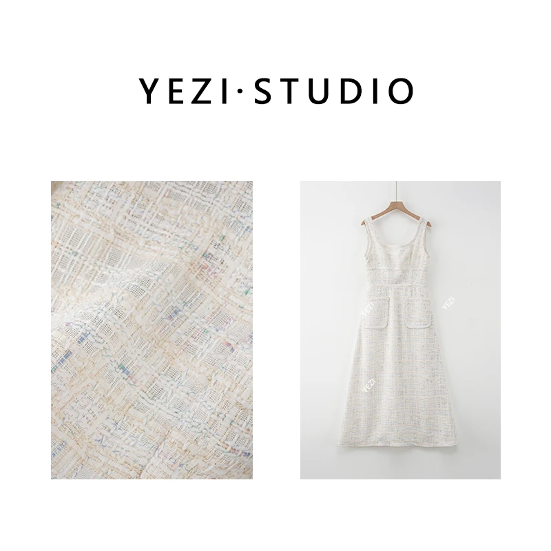 南法千金-黑标定制秀场法式感小香风编织立裁连衣裙25131108-1/19