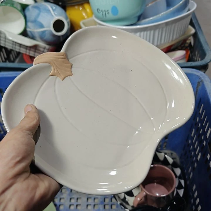 瓷片陶瓷餐具杯碗盘微瑕介意慎拍.满15.9元包邮