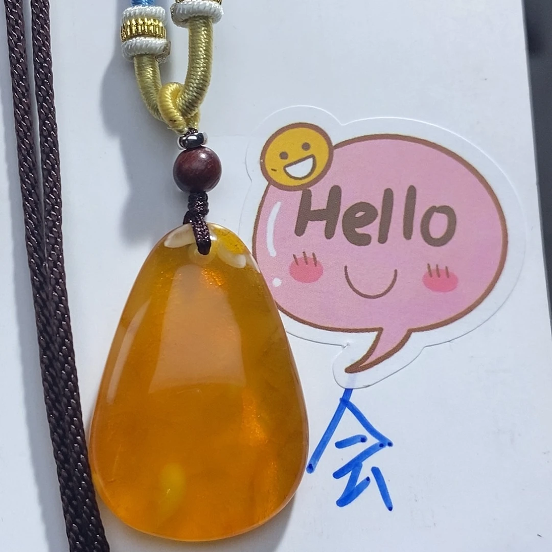 定制琥珀未镶嵌蜜蜡吊坠
