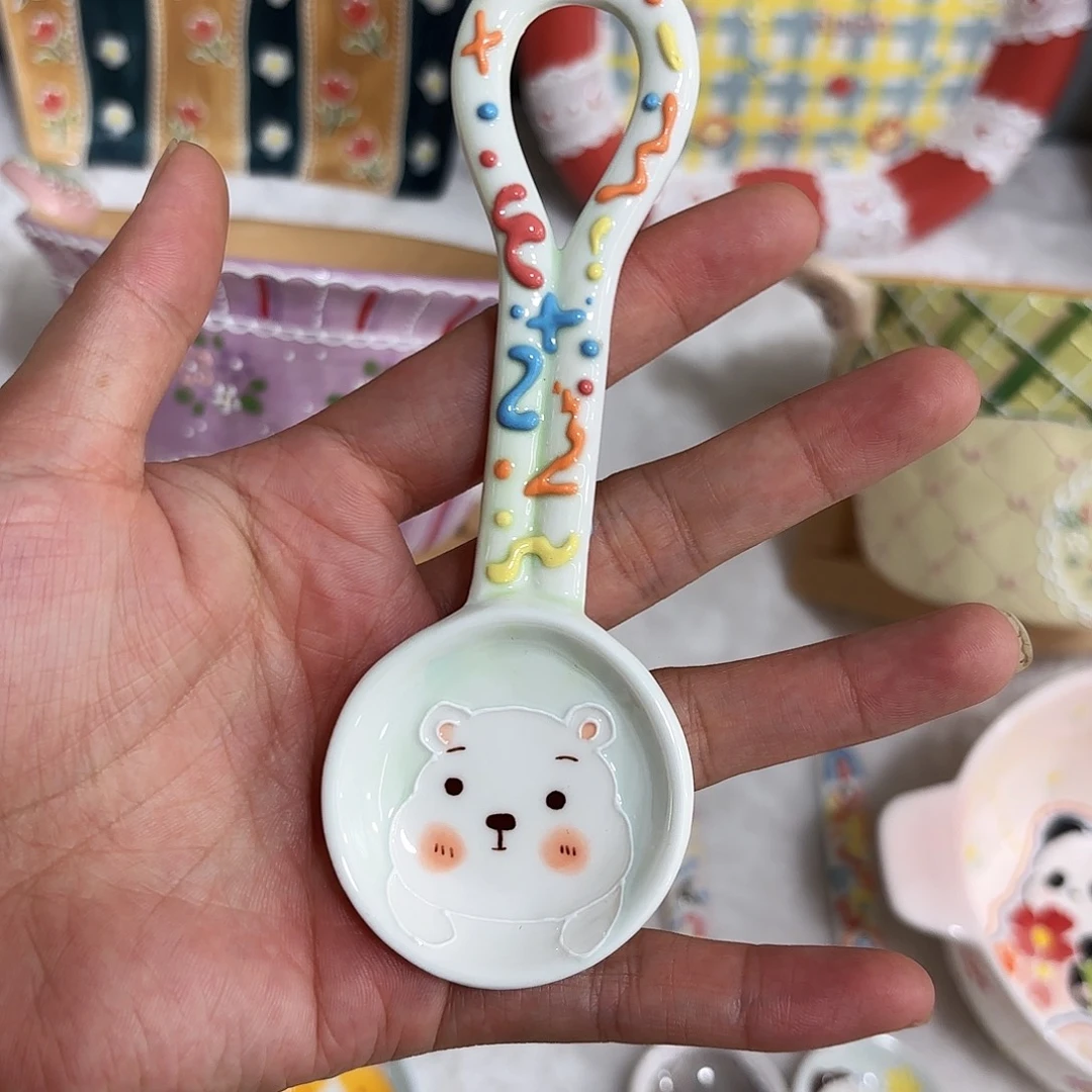 手绘高温釉下彩陶瓷