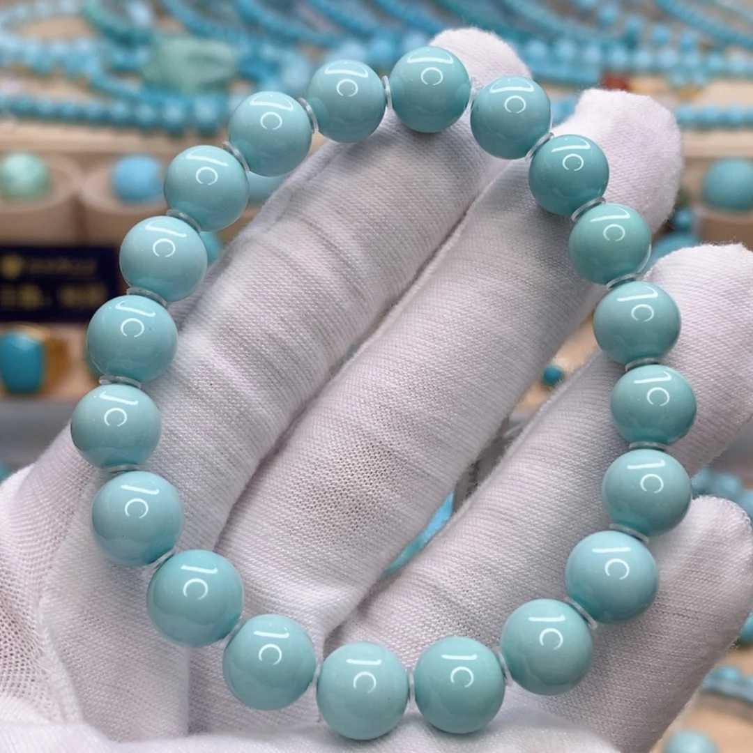 绿松石未镶嵌珠宝奇石8.8mm