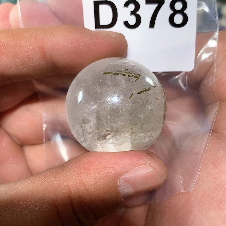 水晶天然水晶球D378未镶嵌,****。