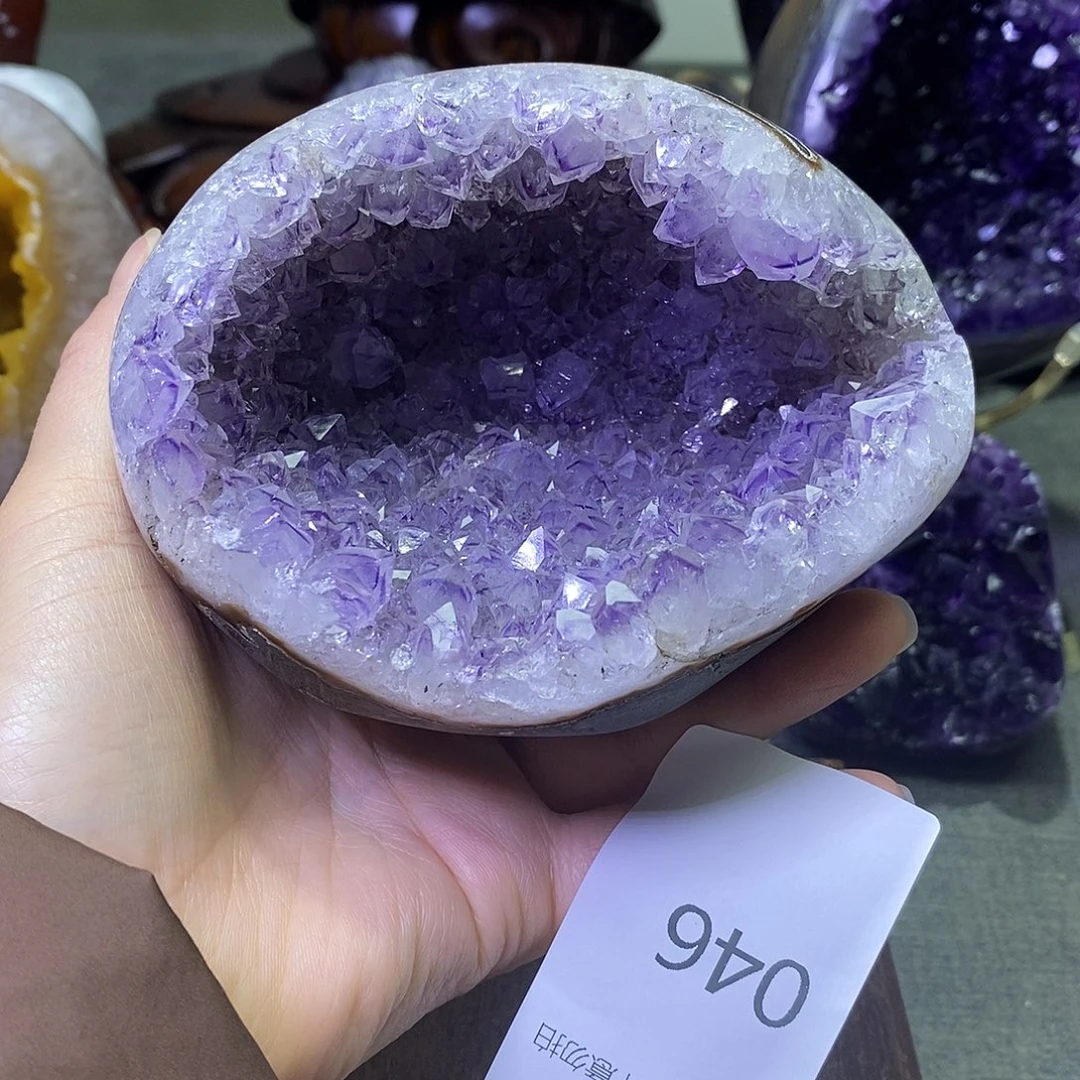 紫晶珠宝半成品未镶嵌