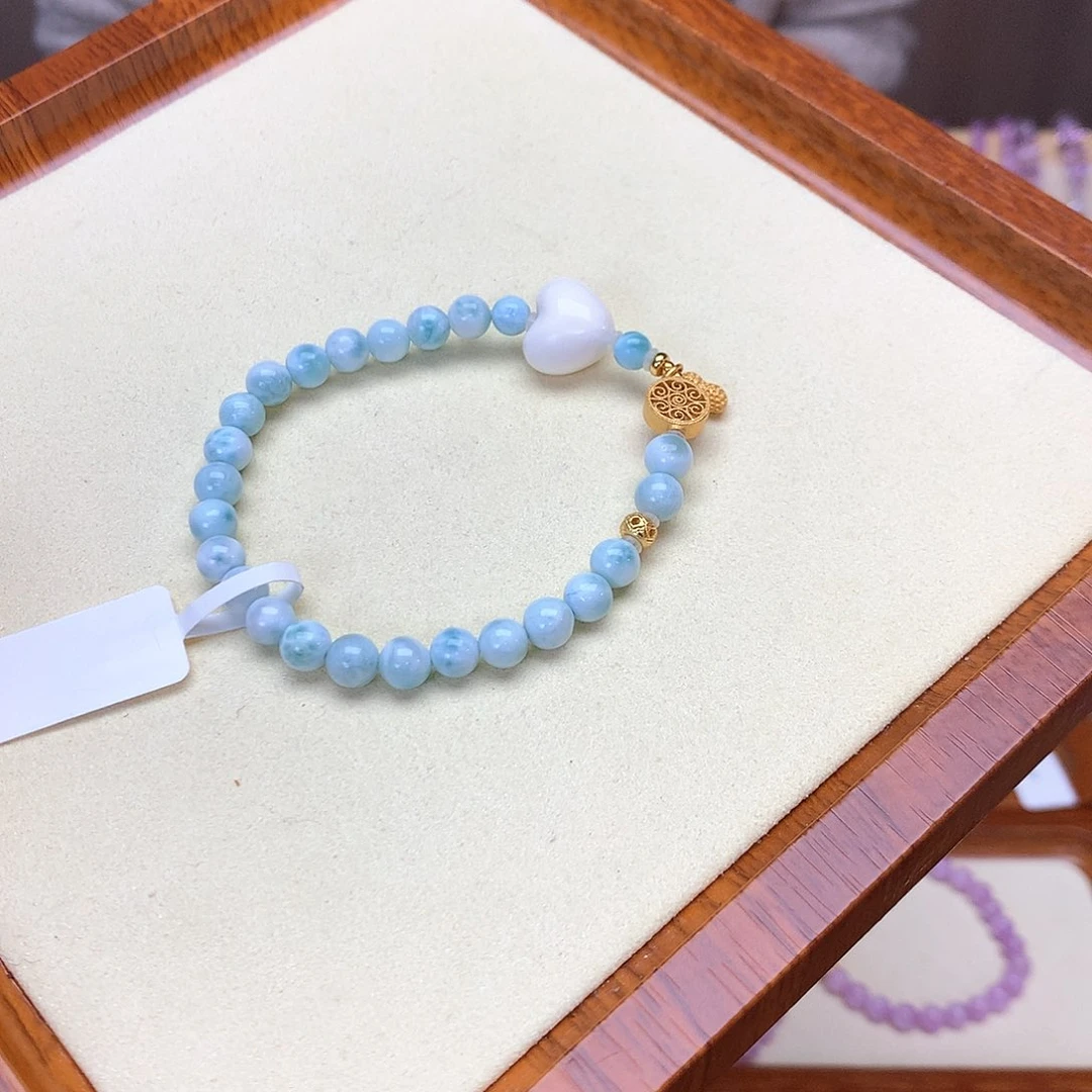 针钠钙石（海纹石）手链未镶嵌