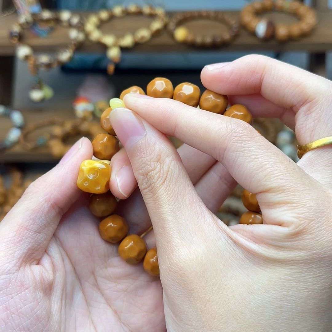 猴头核桃手串柠*草搭配奶酪