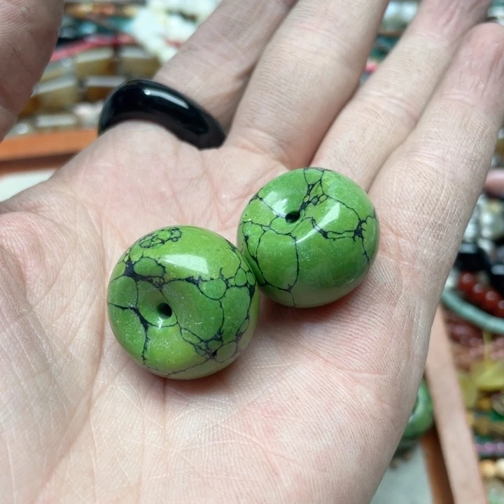 玛瑙/玉髓合金珠宝半成品2个25mm乌兰花吊坠