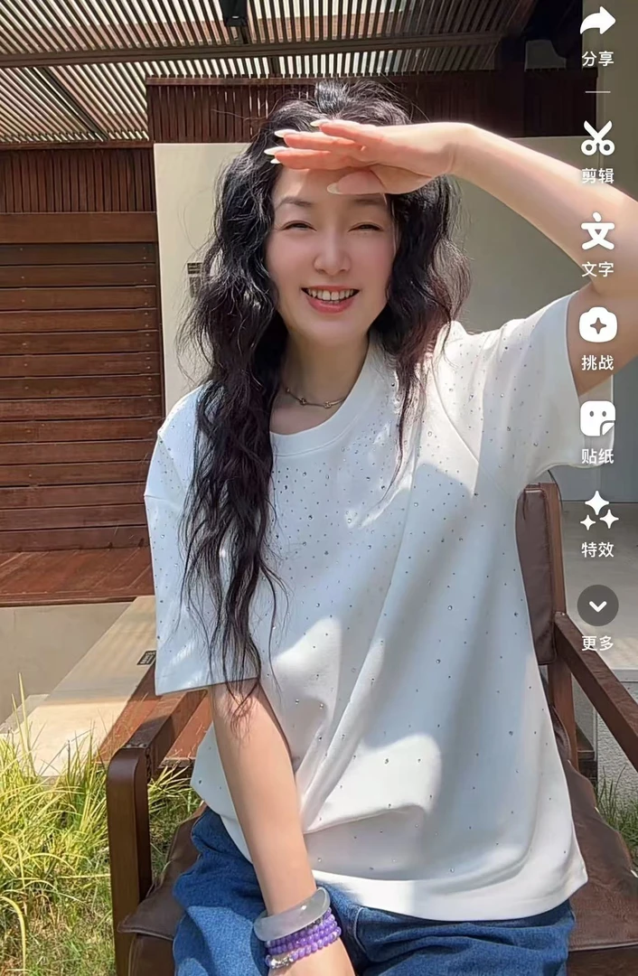 加莉精选【水钻T恤】闪亮的钻短袖 分码