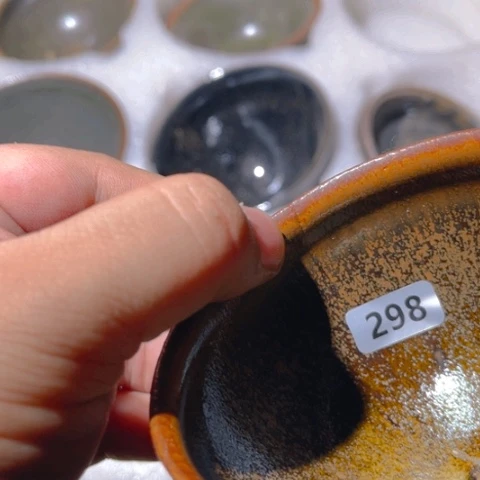 茶盏原矿原釉柴烧建盏