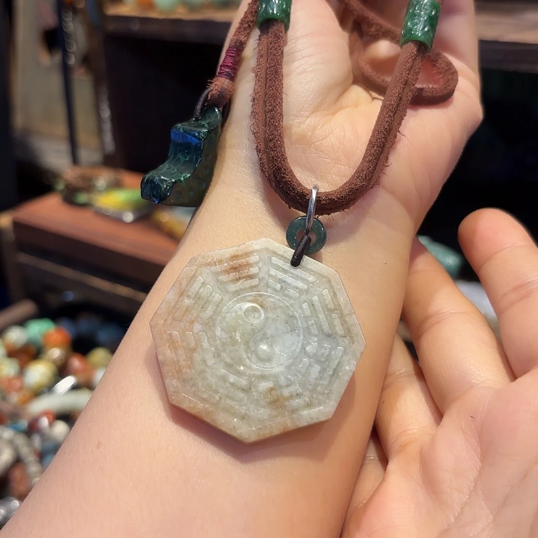 翡翠未镶嵌颈饰原创