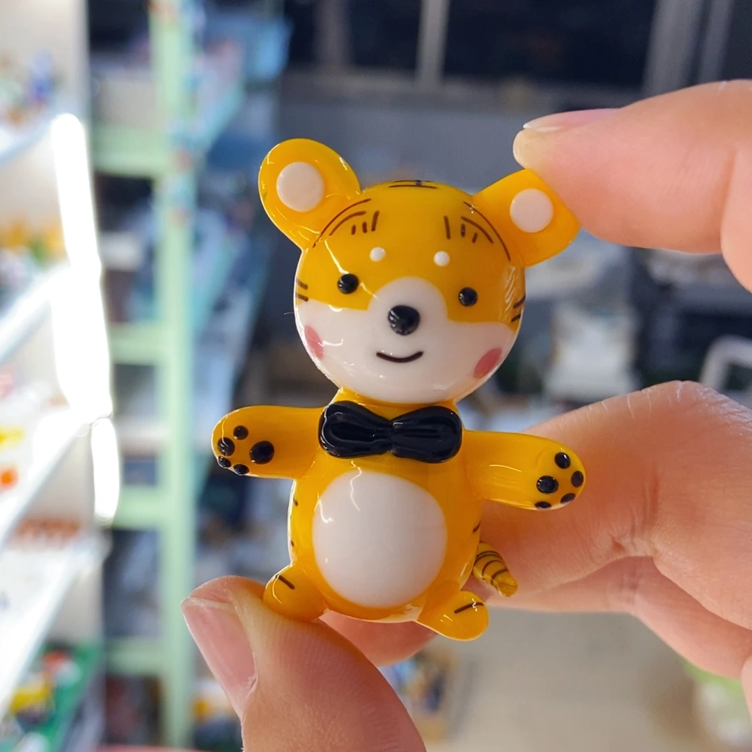 琉璃手工艺品老虎
