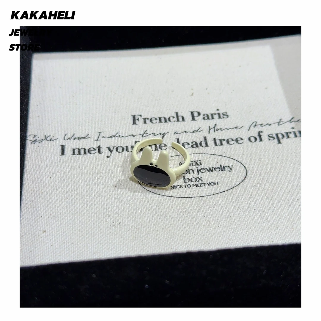 铜合金戒指 萌宠系列大鼻狗狗指环 KK6526