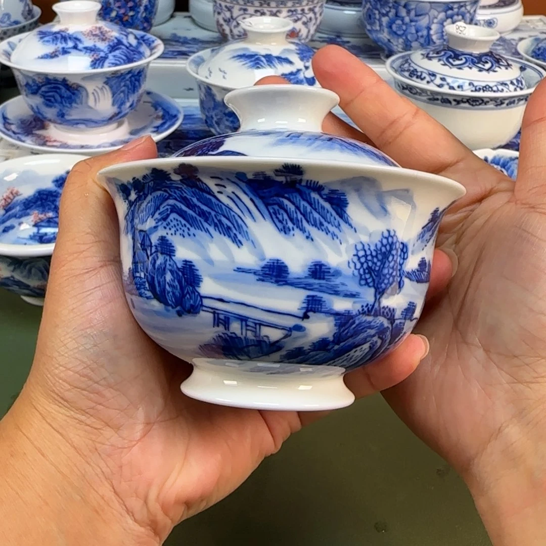 景德镇纯手绘茶具圆圆232