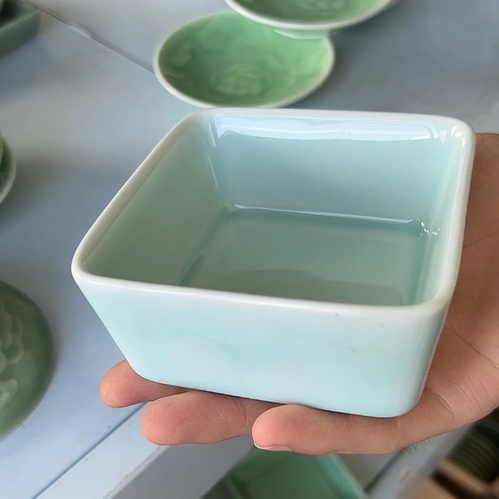 龙泉云间青瓷小米茶器