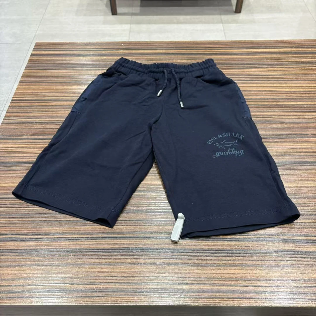 福福意大利不退换保鲨男款男装藏青色经典款短裤篮球训练