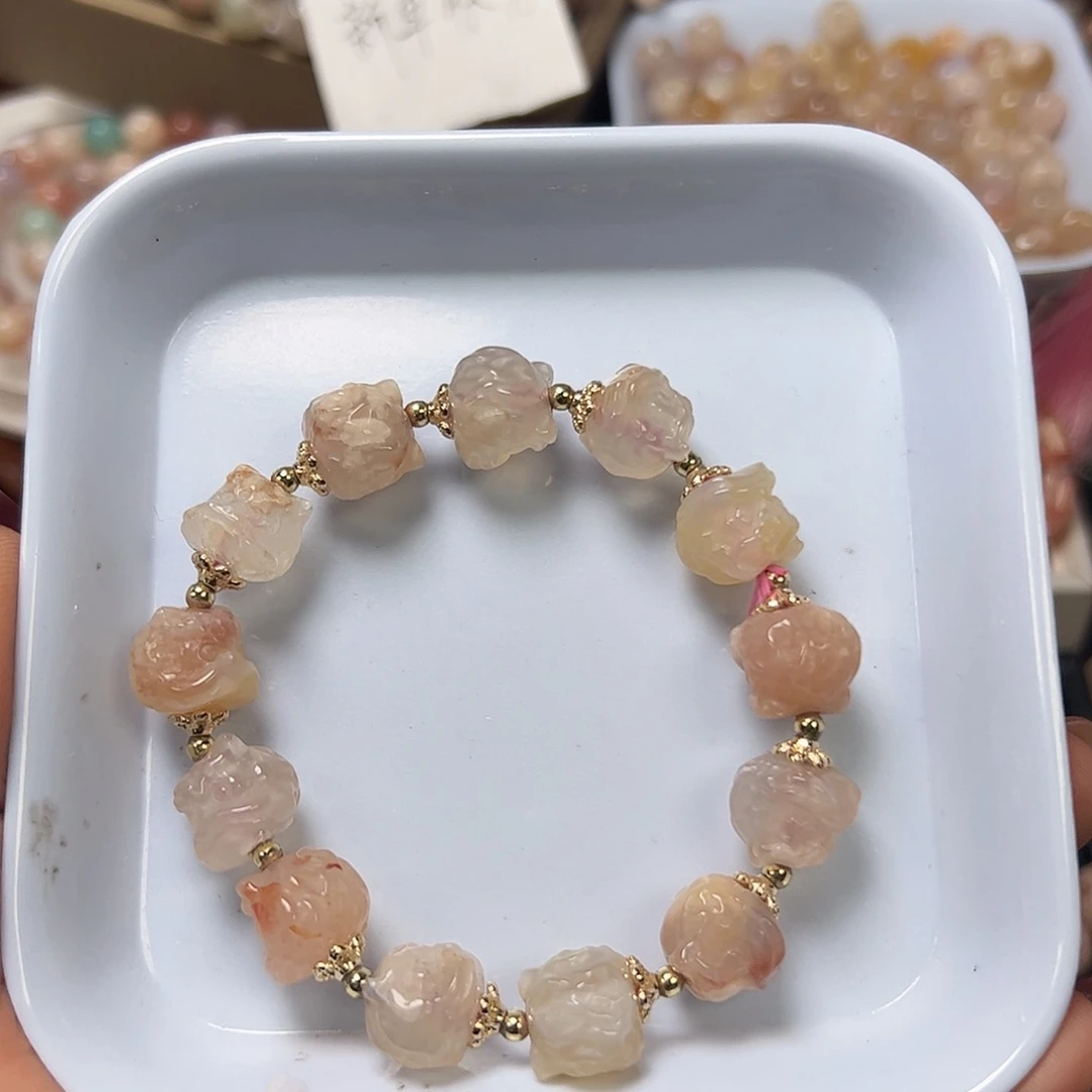 玛瑙/玉髓珠宝半成品未镶嵌追**酱