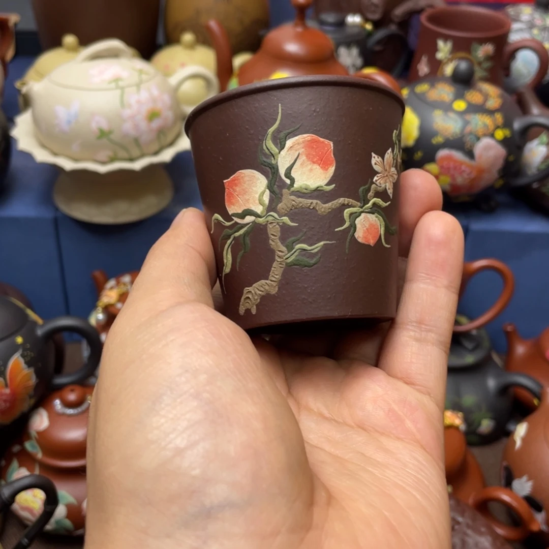 紫砂茶杯紫砂主人杯100cc