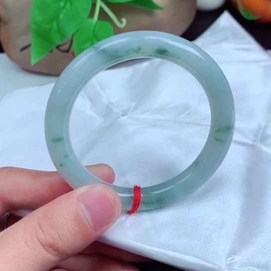 翡翠手镯未镶嵌圆条021