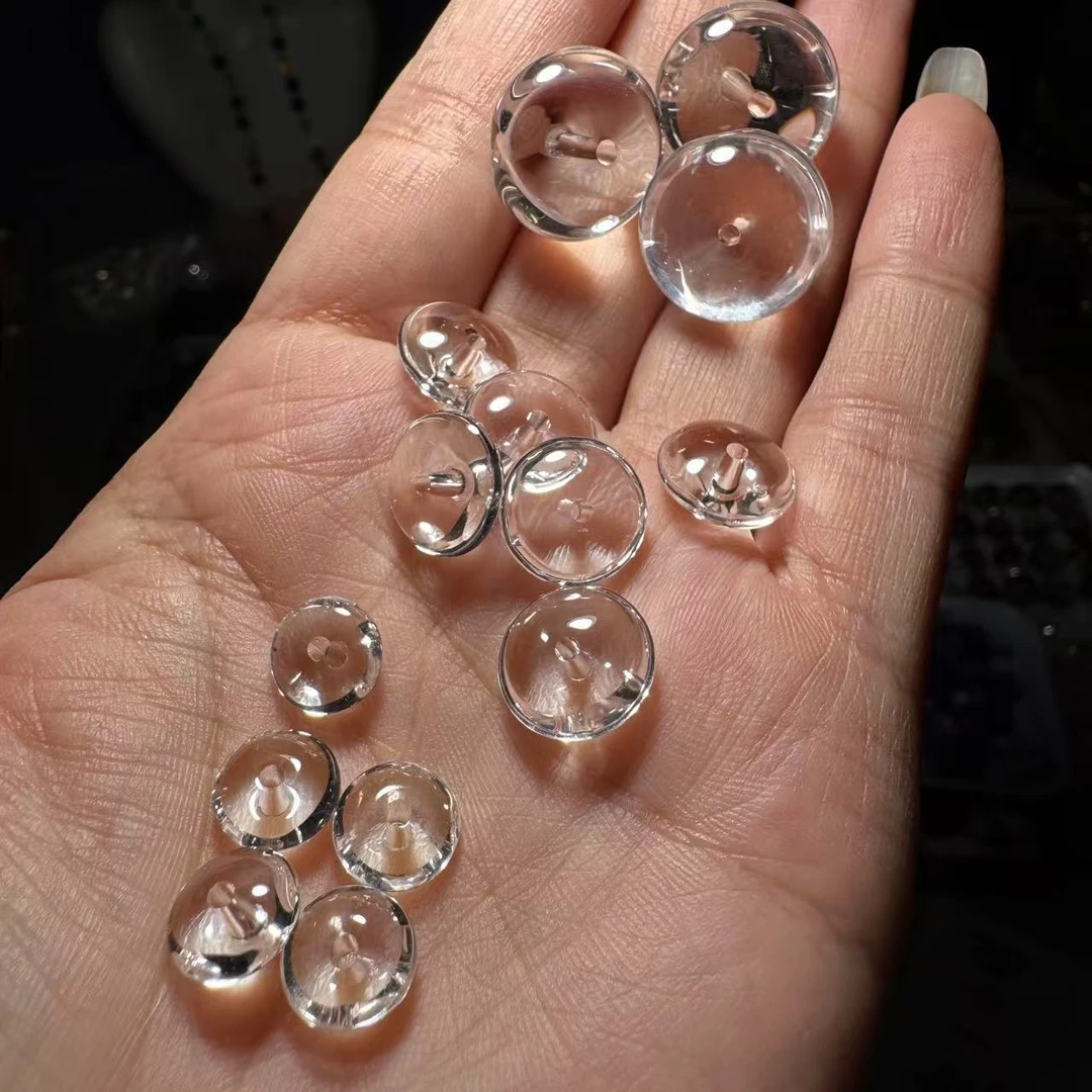 双A白水晶面包珠飞碟珠光面算盘珠散珠