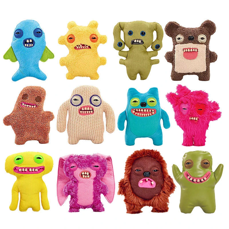 FUGGLER正版萌牙怪兽玩具街头系列丑萌搞怪毛绒潮玩公仔丑萌玩偶