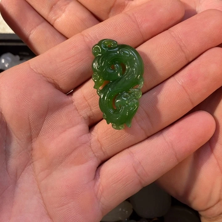 ****⁷和田玉未镶嵌吊坠(不含链)