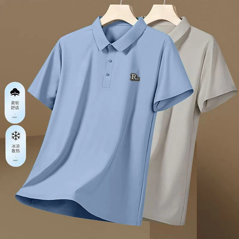 高档休闲夏季薄款男士Polo时尚商务短袖polo衫轻奢潮流