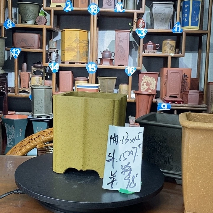 紫砂花盆黄金芝麻段特价