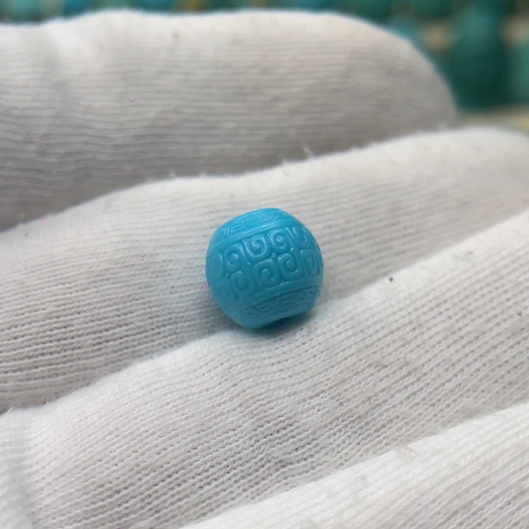 绿松石未镶嵌颈饰卡10-9.8