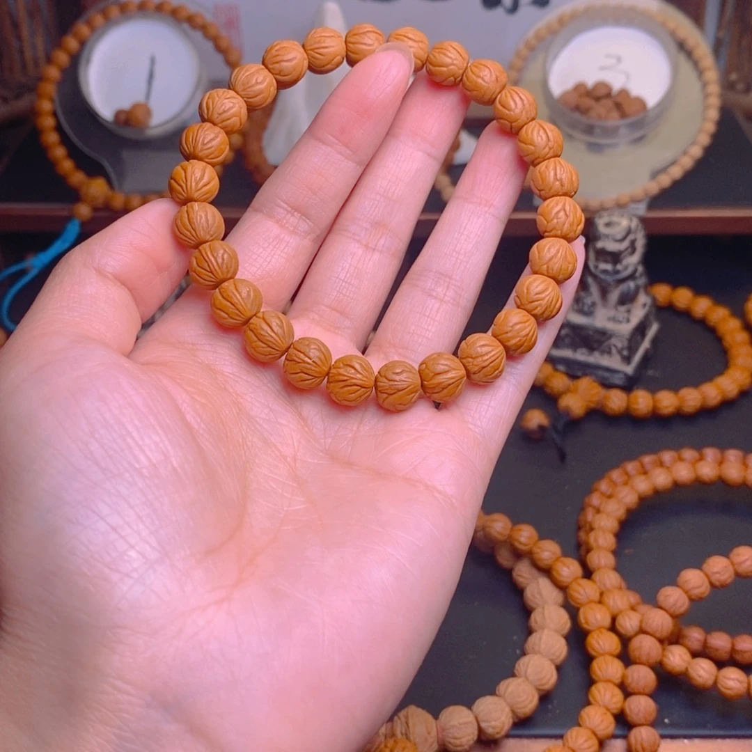 手串桃核龙文桃核10