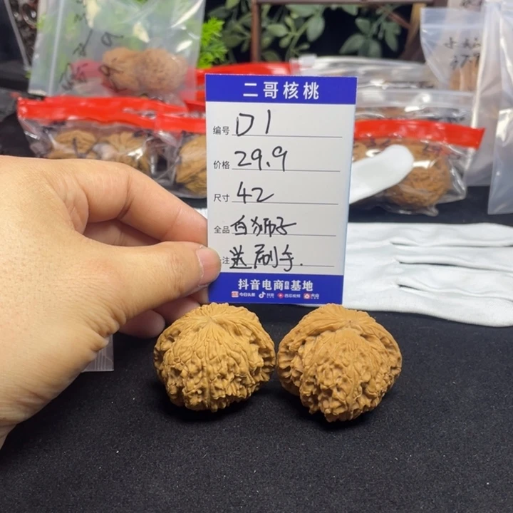 文玩核桃把件白狮子