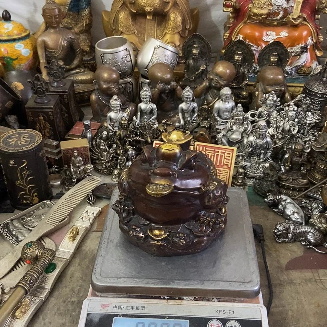 心****4老杨，黄铜摆件，老杨黄铜