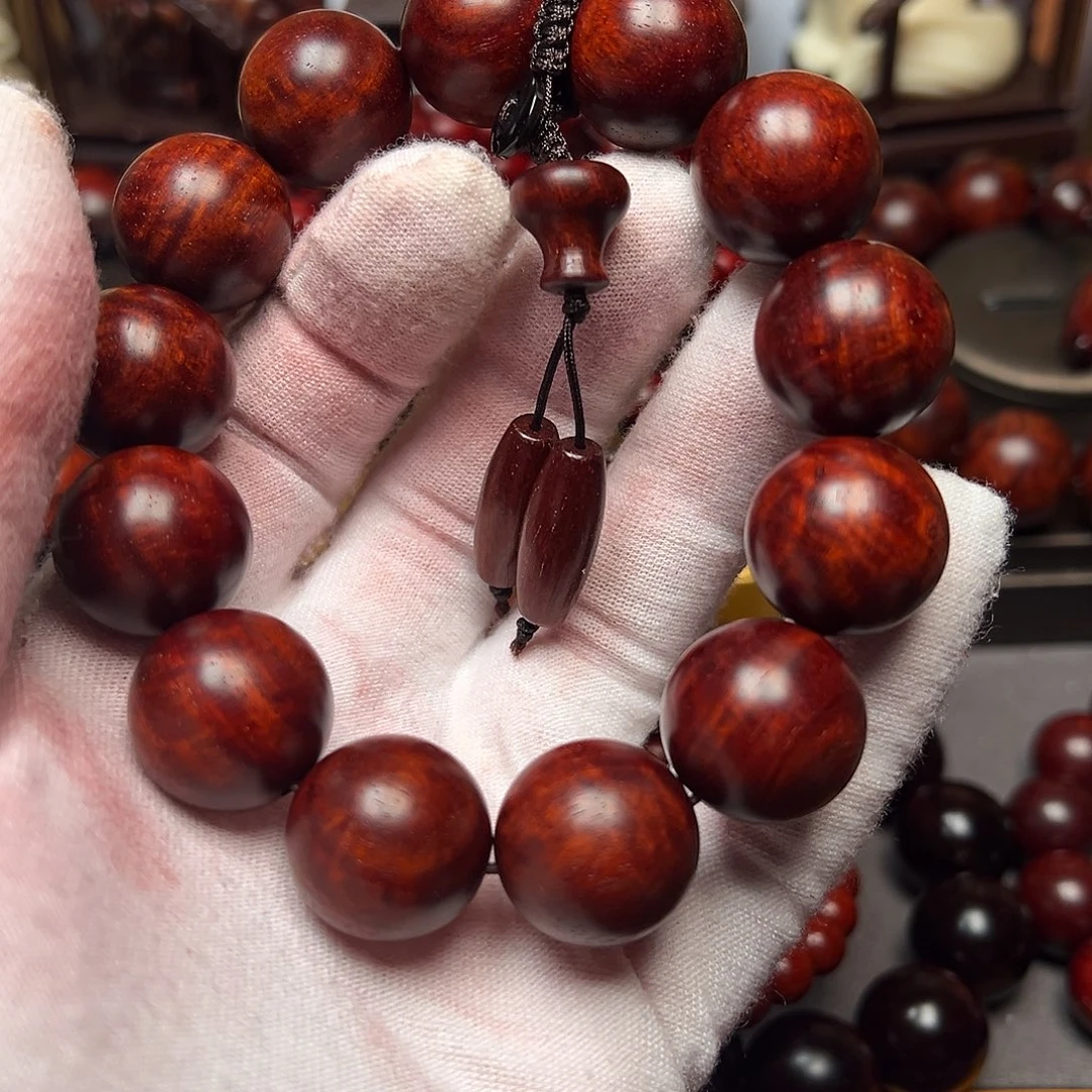 染料紫檀（血檀）1.8双面龙胆波