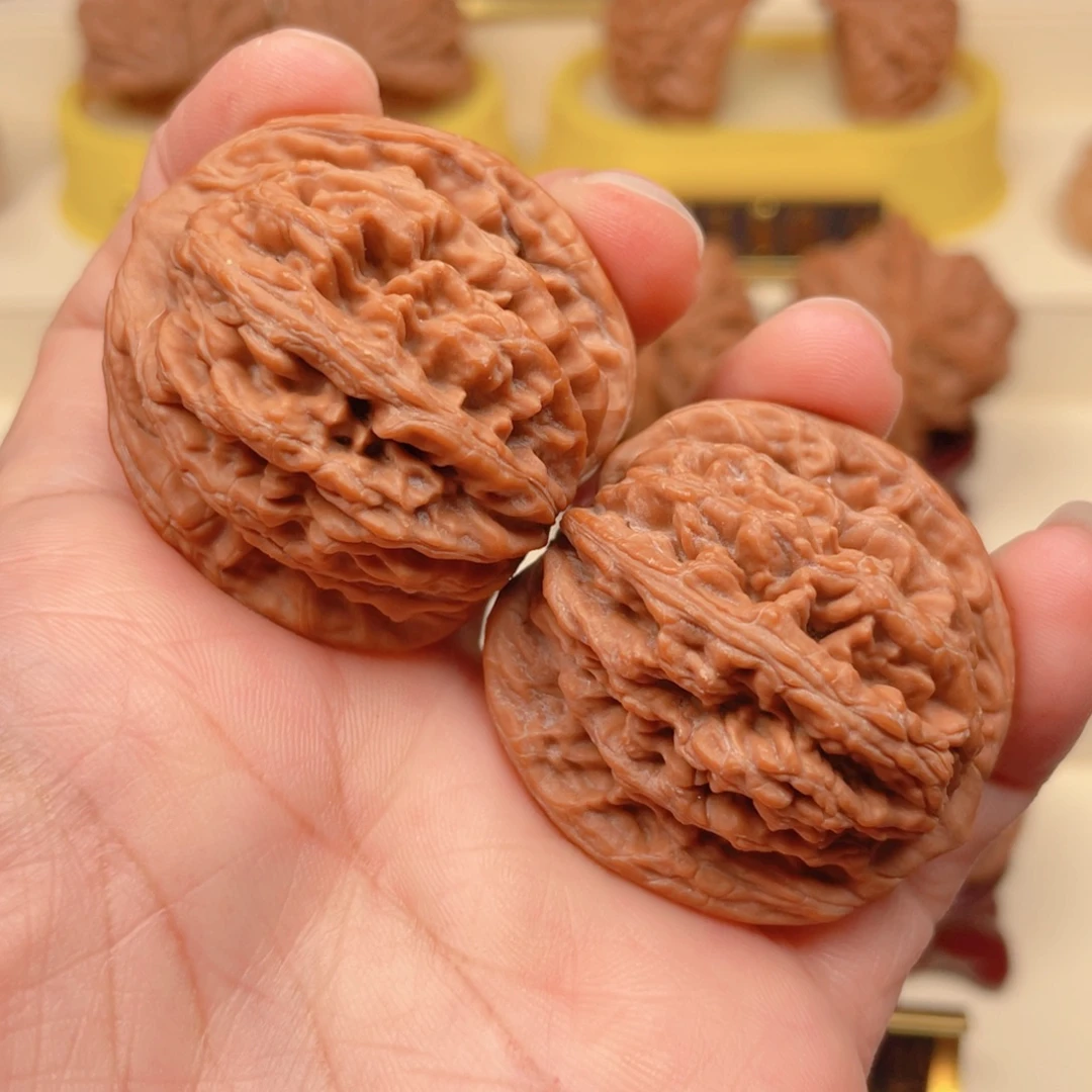 把件文玩核桃爆肉狮虎兽39