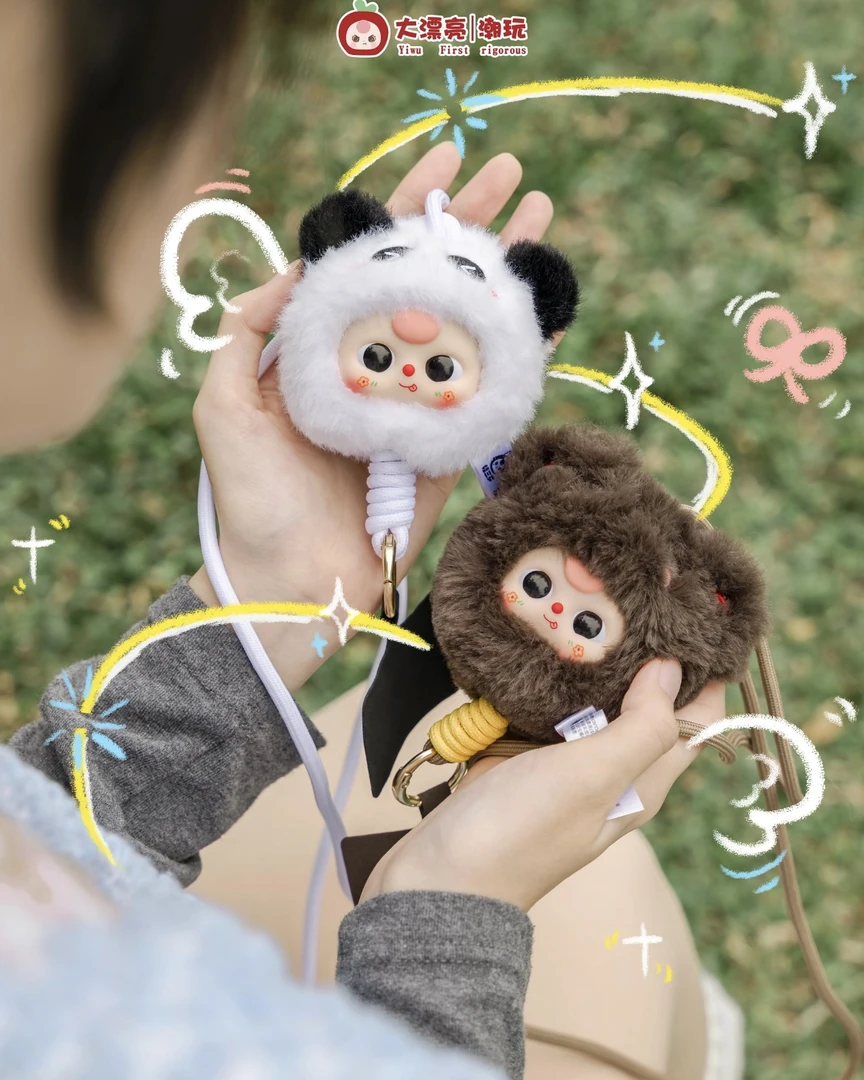 娃三岁 Baby three 手机挂绳 潮玩盲盒