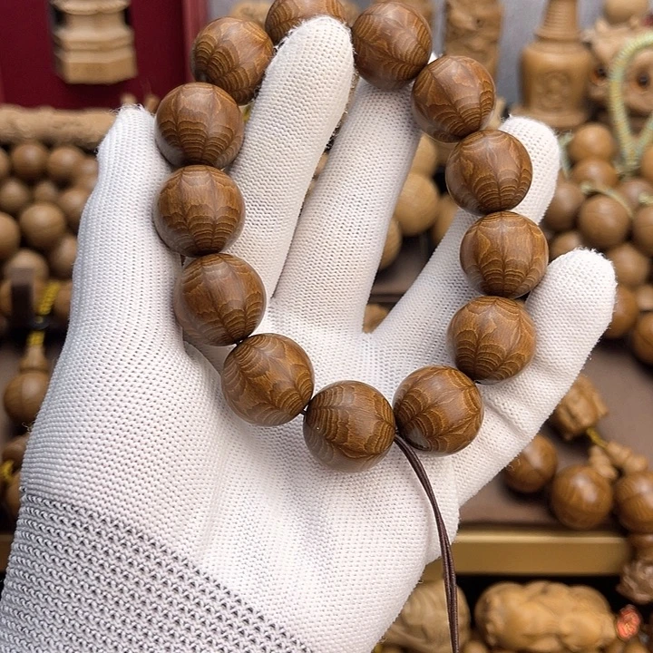 一***运木质非金属九道木手串1.8