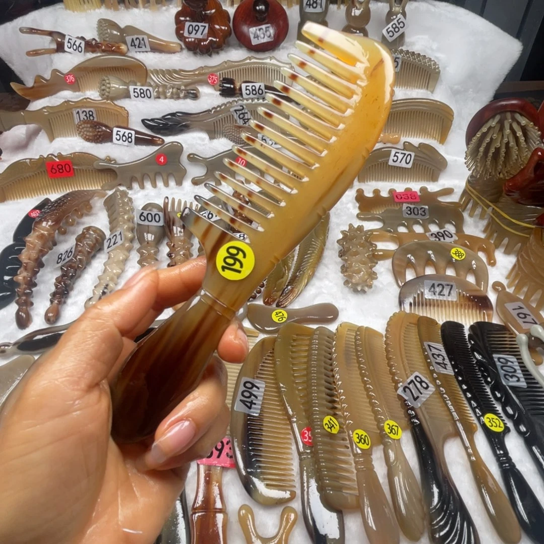 ****儿牛角梳牛角福利款