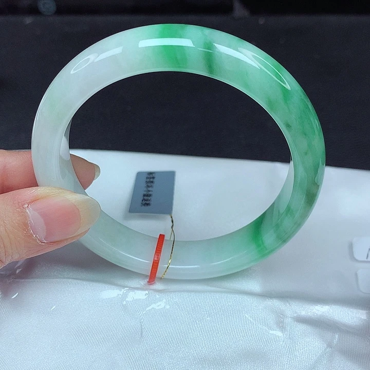翡翠未镶嵌手镯60圈934