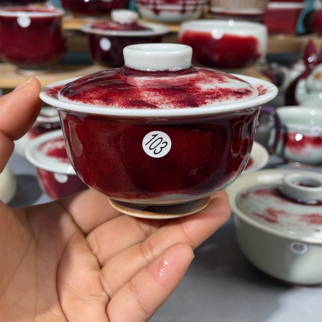 瓷片纯手工制作……微微瑕