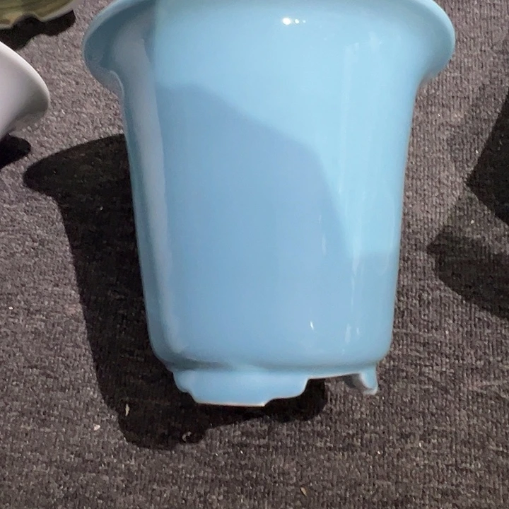 笙****天蓝陶瓷花盆花器
