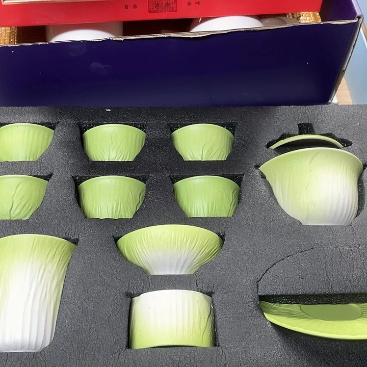 孤品茶具套装等。