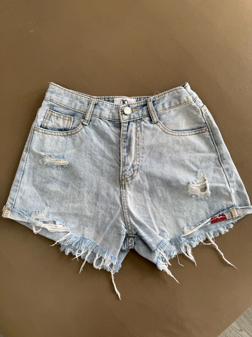 【海内存知己生涯若比邻】夏季短裤牛仔裤女装潮流个性显瘦高腰