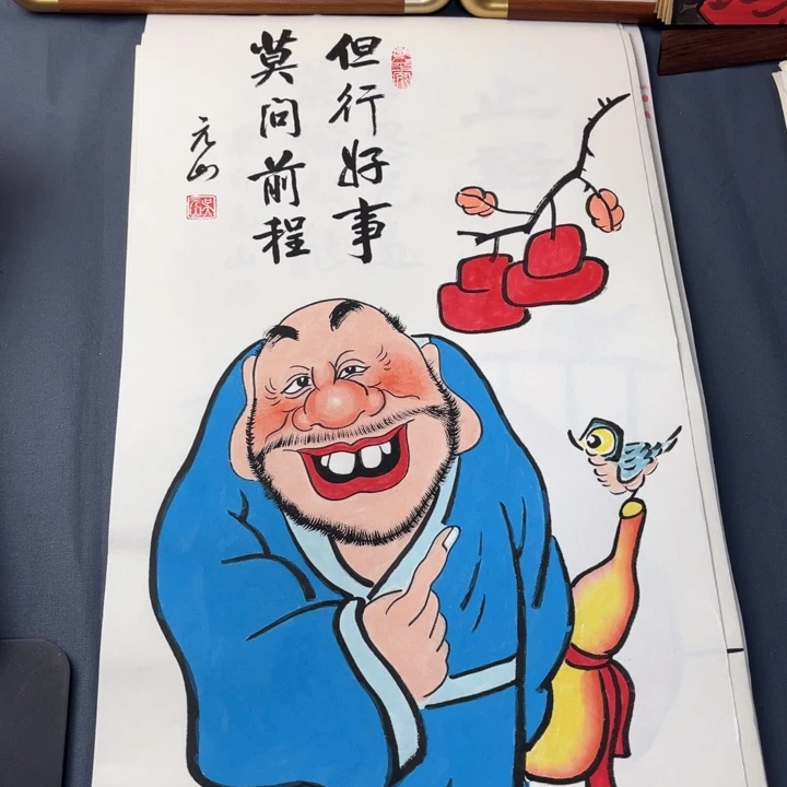 国画禅意画纯手绘作品