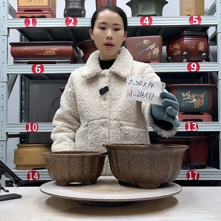 紫砂花盆紫砂花盆