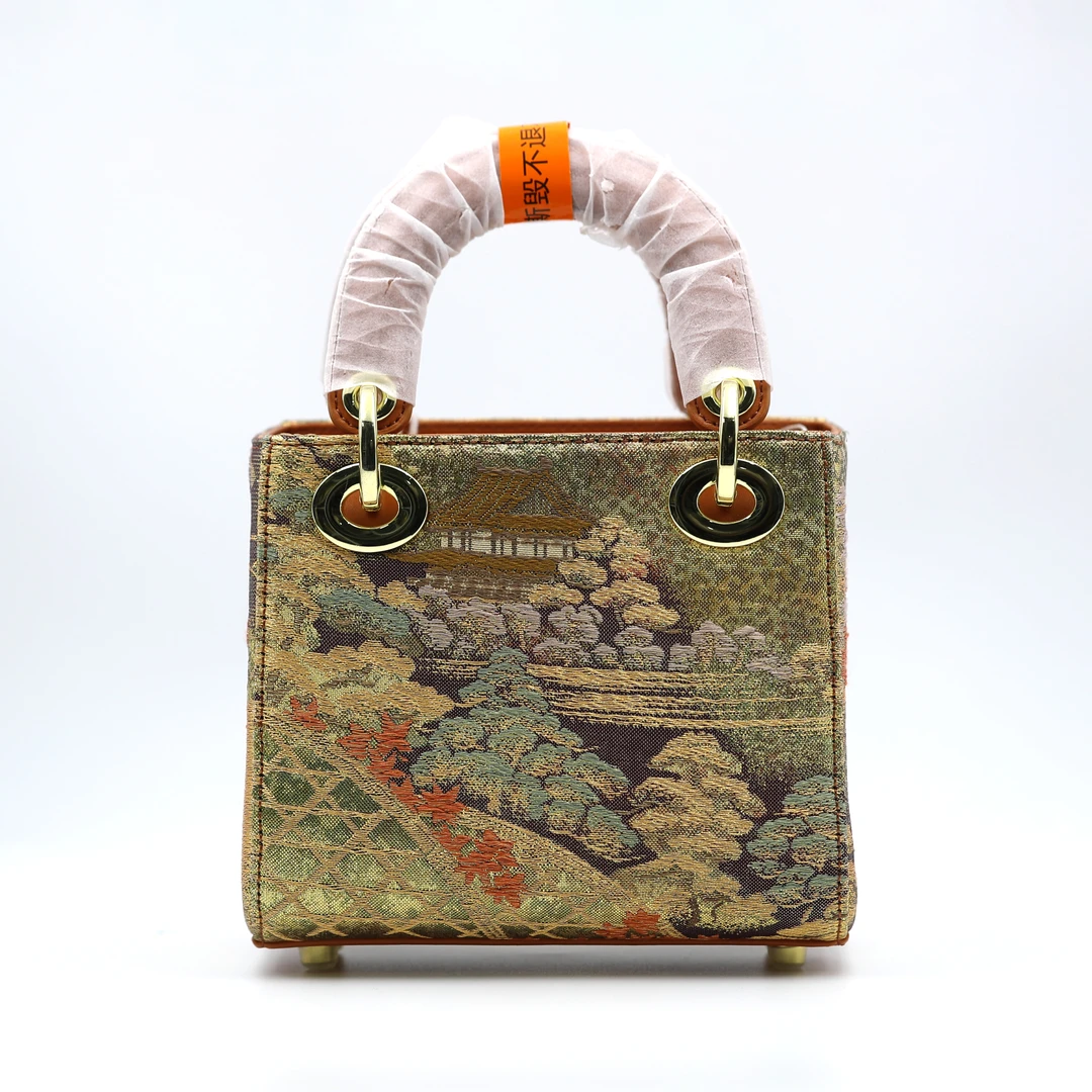 锦美人唐锦非遗手作小戴妃橙色