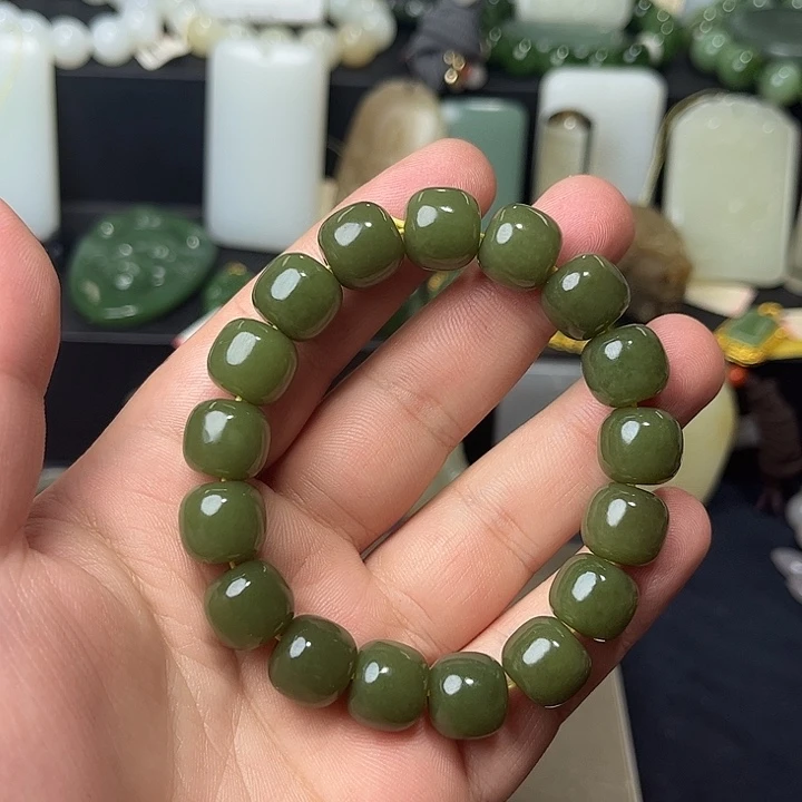 和田玉未镶嵌手链41