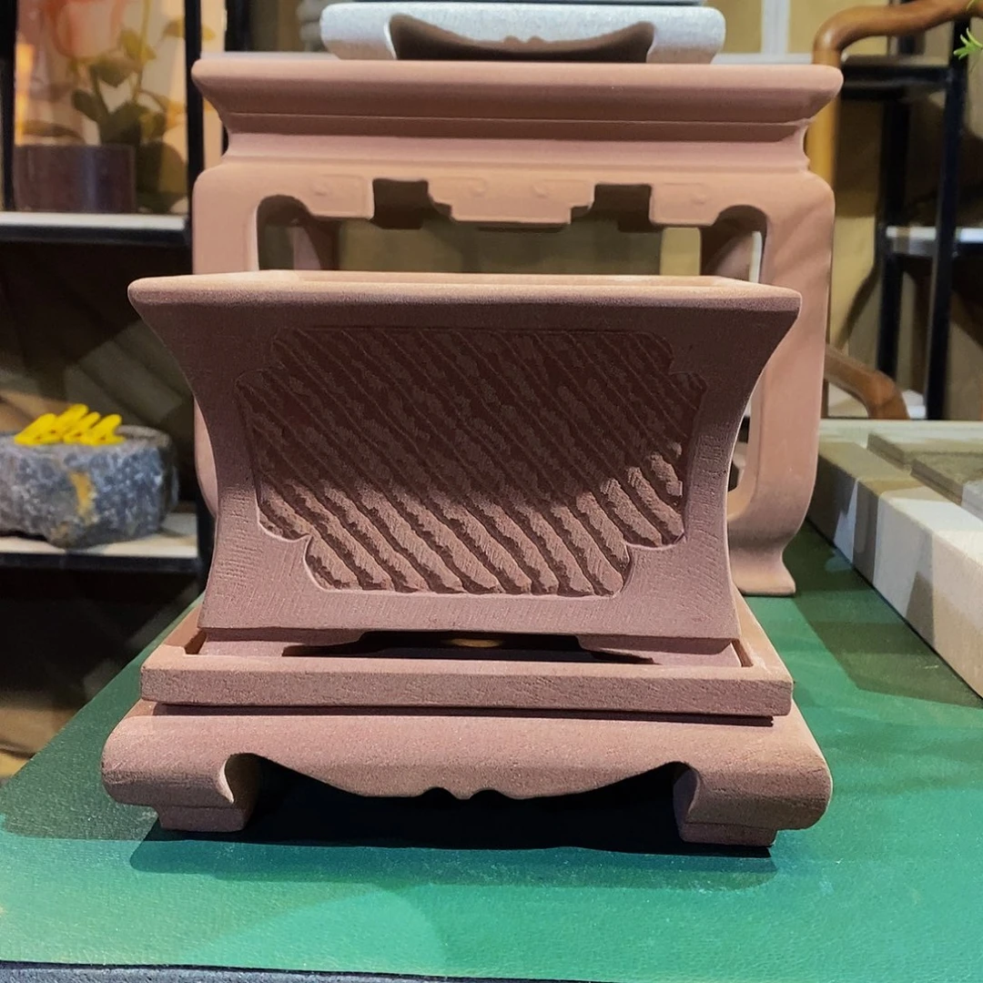 红陶谷*@石头花盆天然石材