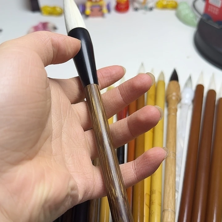 毛笔书法作品斗笔一支