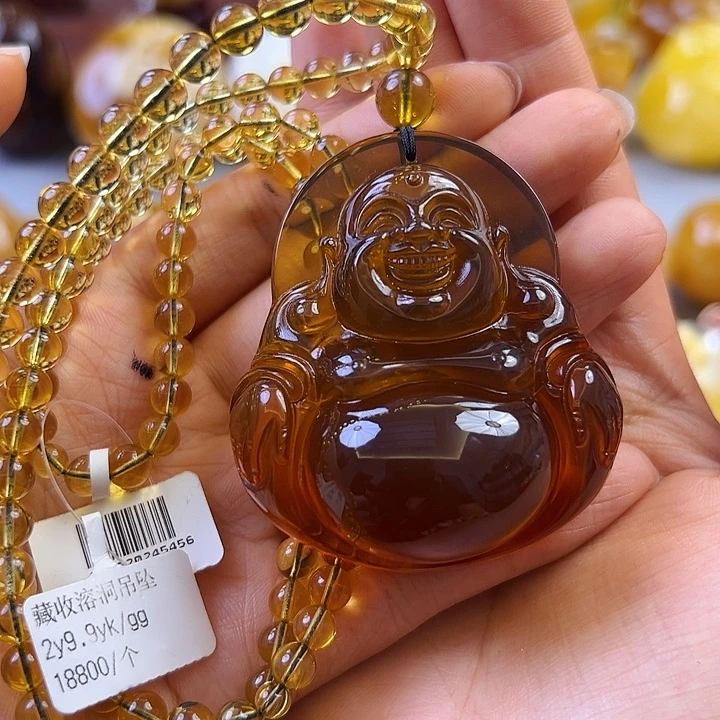 未镶嵌颈饰蜜蜡蜜蜡
